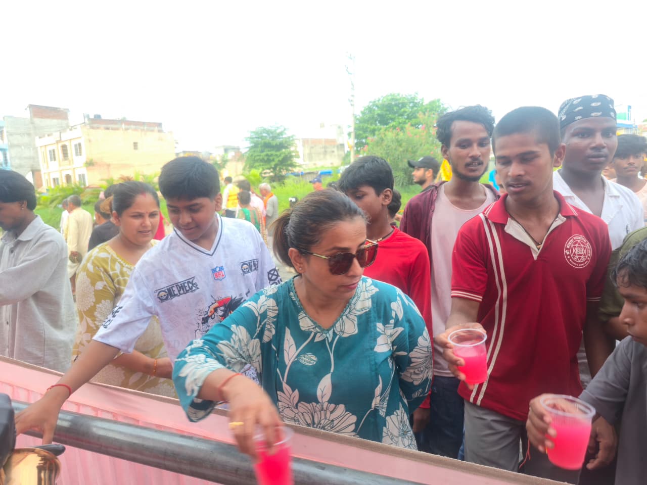 Water & Juice Distribution & Waste Management During Rath Yatra