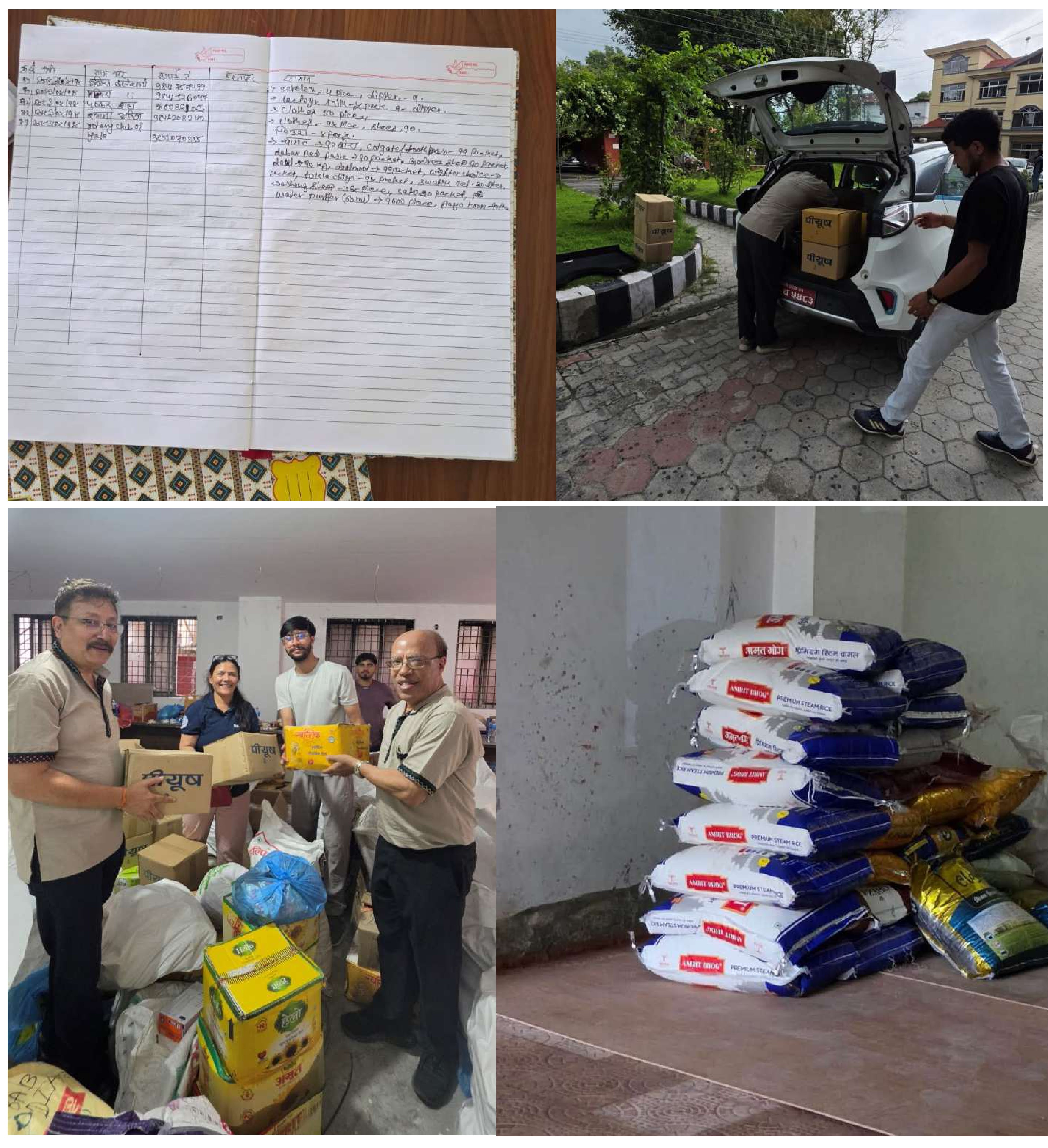 Supporting Flood victims