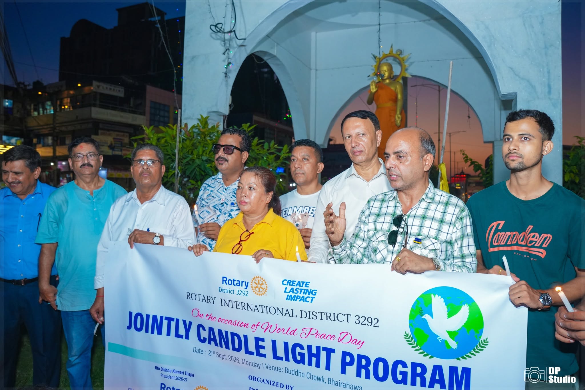 Jointly Candle Light Program on World Paece Day